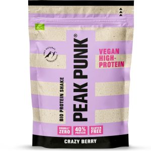 PEAK PUNK Pulver Bio High Protein Shake Crazy Berry Beeren 250 g
