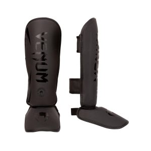 Venum Challenger Kids Shin Guards, Schwarz Gr. M