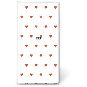 Paper + Design Taschentücher Petits coeurs 4-lagig, 10 Stück