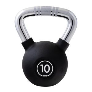 KOOR Kettlebell 10 kg, Schwarz
