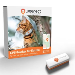 Weenect GPS-Tracker XS für Katzen, Weiss