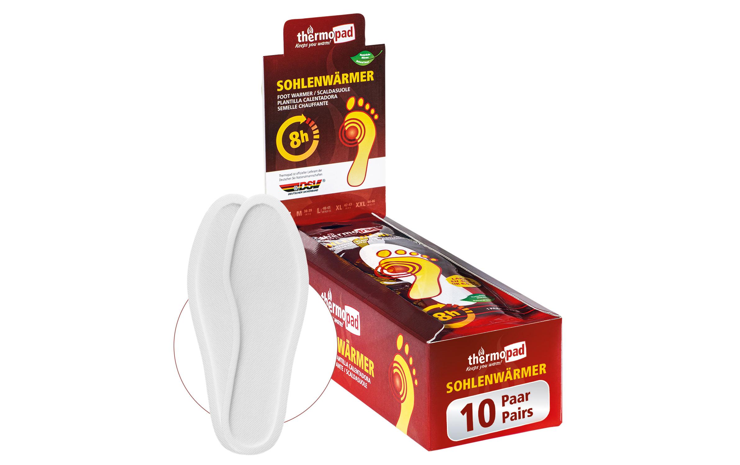 Thermopad multi Wärmepad Sohlenwärmer S Gr. 36 - 37, 10er Pack