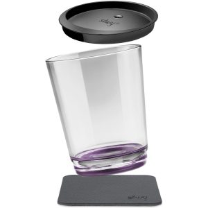 Silwy Magnet-Kunststoff-Trinkbecher Triple Lila